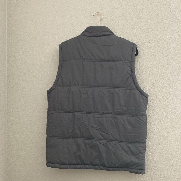 Weatherproof Men’s Flannel Lined Puffer Vest GREEN LARGE - Picture 2 of 16